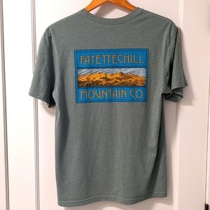 Fayettechill Mountain Company Sage Green Tee